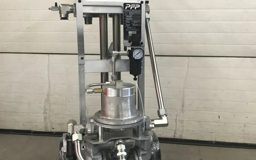 Filter cart cleans LNG compressor contamination