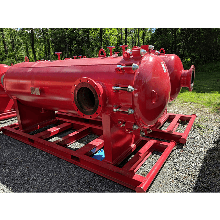 high flow filter vessel Irrigation tractor with water pump and hose reel