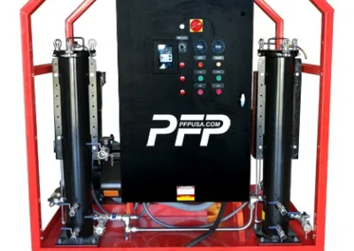 400 GPM pumping skid for high-volume industrial fluid transfer and circulation