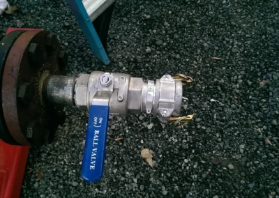 Stainless Steel Ball Valves for use on PFP rental equipment for precise flow control during fluid filtration.