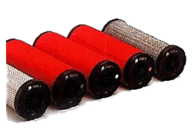 Compressed air housing with installed filtration elements for industrial applications