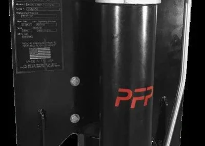 Handheld high-viscosity filter unit designed for portable filtration of heavy industrial fluids like gear oil and lubricants