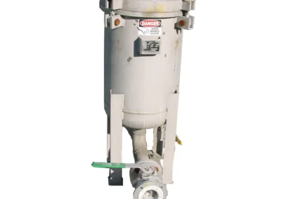 Multi-bag filter housing designed to hold several liquid filter bags for high-capacity industrial fluid filtration