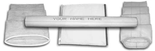 Standard dust collector filter bags for industrial particulate removal