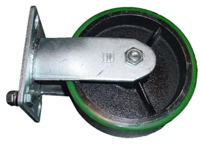 Caster wheel on vacuum dehydrator for portable mobility and easy transport of oil purification system
