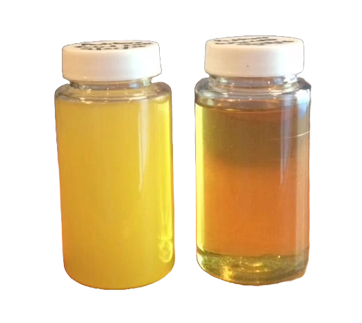 Before and After Oil SampleBefore and After Oil Sample Before and After Oil Sample