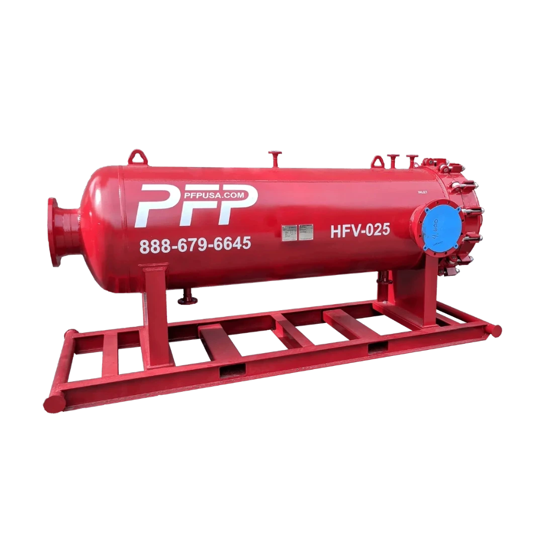 High Flow Vessel for Bulk Fuel Filtration Applications