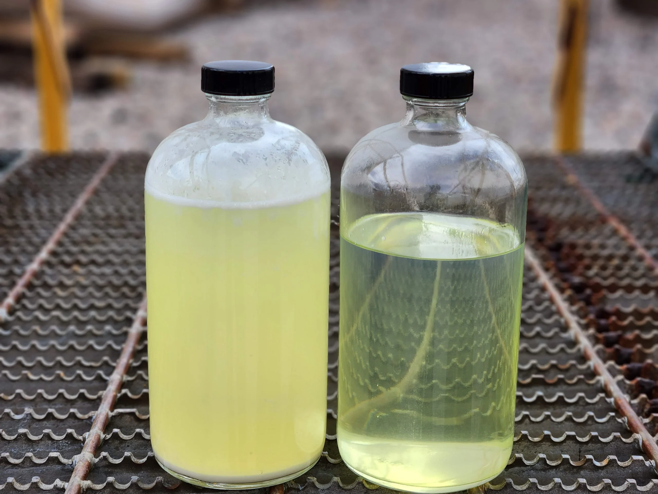 Jet Fuel Before & After Filtration Jet Fuel Before & After Filtration