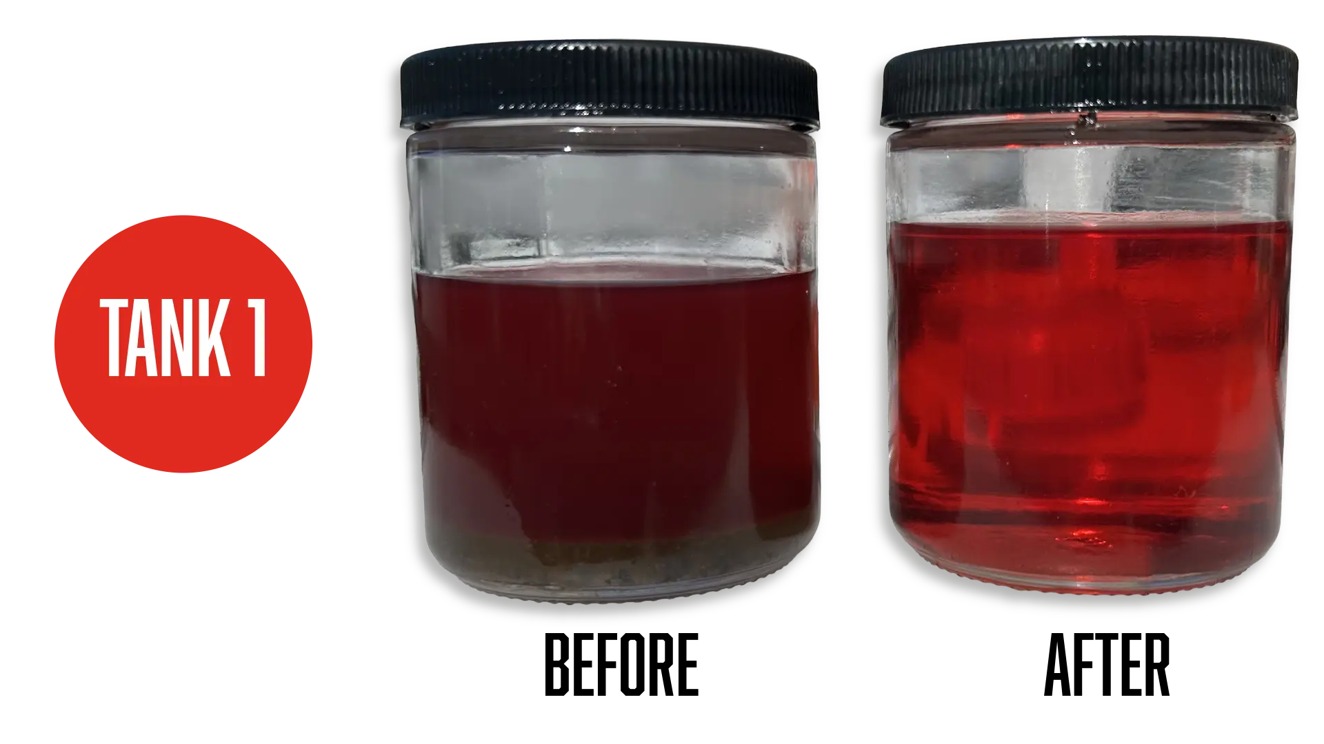 Tank 1 Before & After