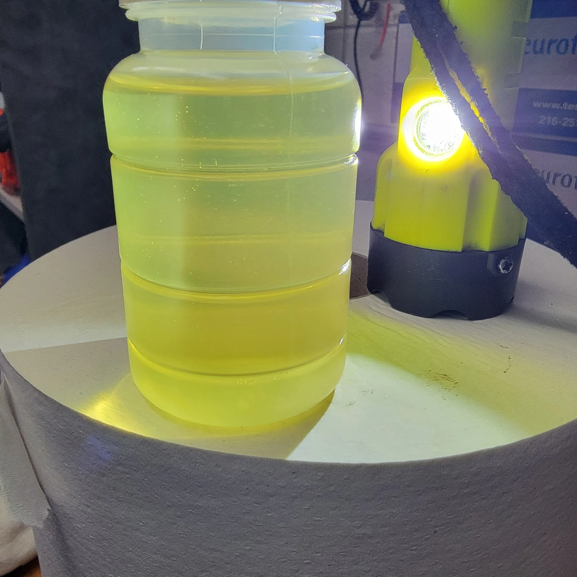 Lube Oil Sample from East Coast Refinery (After Dehydration)