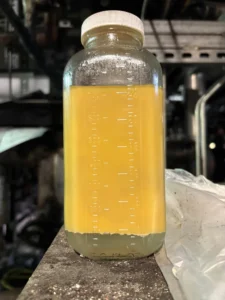 Lube Oil Sample from East Coast Refinery (Before Dehydration)