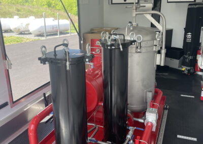 Inside PFP's Mobile Fuel Polishing Trailer
