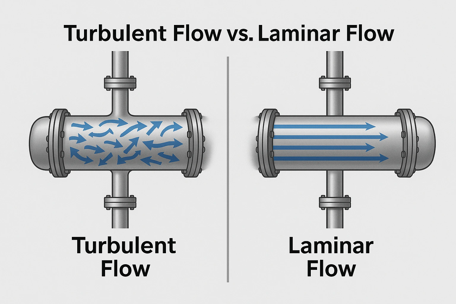 Turbulent Flow vs. Laminar Flow Turbulent Flow vs. Laminar Flow