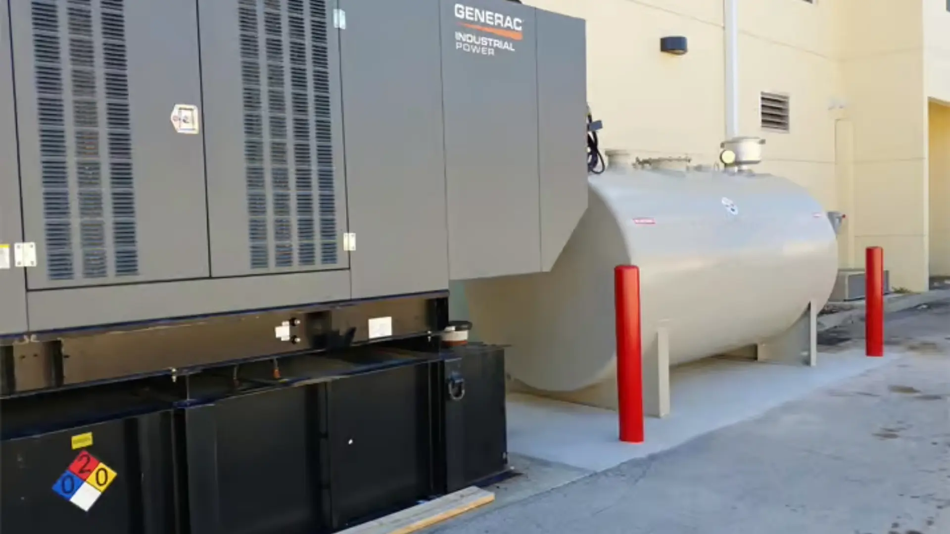 Generator Fuel Tanks-2 Emergency Generator & Above Ground Storage Tank